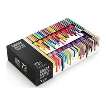 Výtvárné potřeby Sada akrylových barev Basics 72x22ml