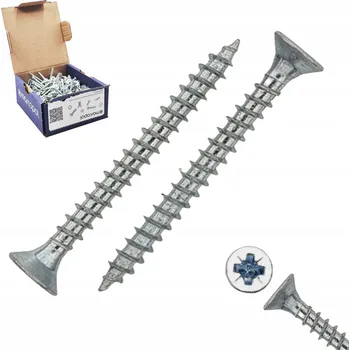 Vrták Šrouby do dřeva 4x20mm 250 ks. Kalené šrouby s plným závitem Marcopol