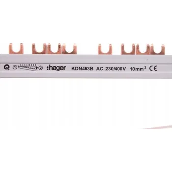 Jistič Propojovací lišta Hager 230 V IP20 0 A