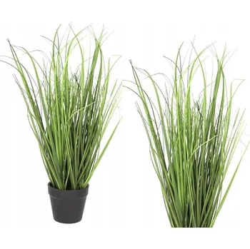 umělá květina Tráva v květináči Top Gift 40 cm zelená