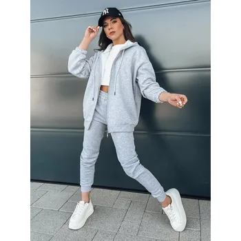 Dámská tepláková souprava AMILIA PREMIUM AY0736 Barva: Světle Šedá, Velikost: M