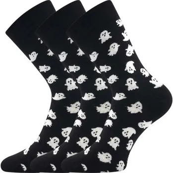 Dámské oblečení Lonka Devive společenské ponožky s motivem duchů Velikost: 39-42 (26-28)