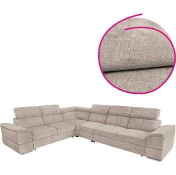 Obývací pokoj Sedací souprava, béžová látka Sereno, SEGORIA LUX