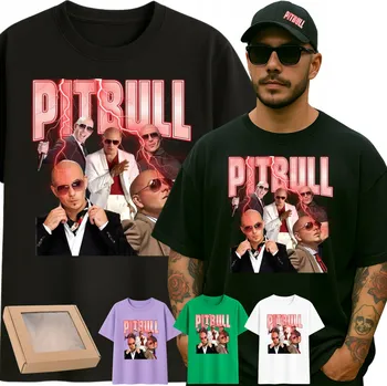 Pánské tričko TRIČKO Tričko Dámské PÁNSKÉ PITBULL 2025 KONCERT MR. WORLDWIDE PÁNSKÉ XL