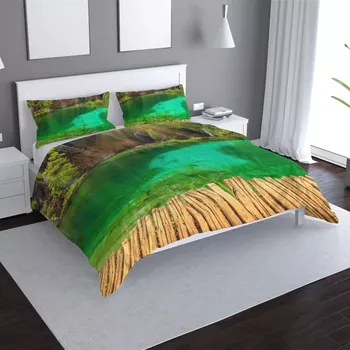 Povlečení Sablio Povlečení Jezírko s vodopádem - 140x200 / 90x70