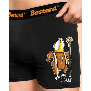 Trenýrky Bastard Biskup boxerky Black