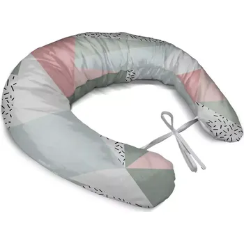 Polštář Sablio Těhotenský polštář Obrazce v něžných barvách