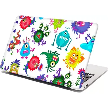 samolepka Sablio Samolepka na notebook Barevné příšerky - 29x20 cm