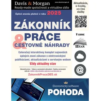 Kniha Zákonník práce & Cestovné náhrady 2025