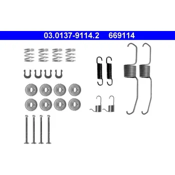 Přislušenství brzdového systému ATE Sada prislusenstvi, brzdove celisti 03.0137-9114.2 ATE 03.0137-9114.2