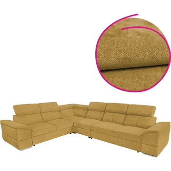 Sedací souprava Sedací souprava, hořčicová látka Sereno, SEGORIA LUX