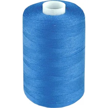 Nit Polyesterové nitě pro overlocky i klasické šití NTF 40/2 1000 m, malé, 823 modrá azuro