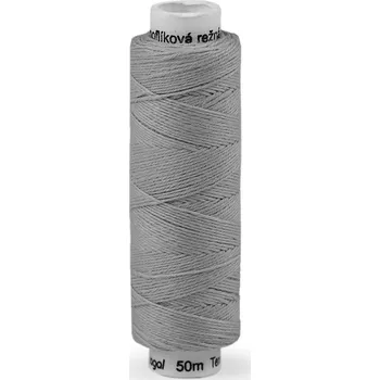 Nit Nitě lněné knoflíkové 50 m, malé, 885 šedá světlá