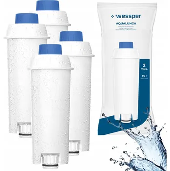 Filtr do kávovaru Filtr do vody Wessper Aqualunga pro kávovary Delonghi - 4 kusy