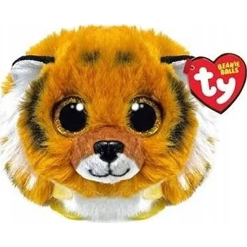 plyšák Plyšová Hračka Tygr Hnědý Clawsby Kula Puffies Pupilki TY - 9 Cm