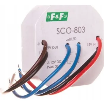 vypínač Stmívač LED osvětlení 36W 12V DC s pamětí, kapsle fi55 SCO-803 F&F