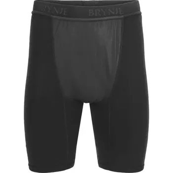 Boxerky Pánské merino boxerky Brynje Arctic Boxer Shorts Windfront, black - XXL
