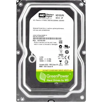 Pevný disk Disk WD AV-GP WD10EURX 1 TB SATA III 3,5"