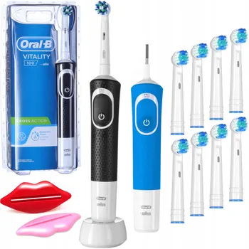 Elektrický zubní kartáček 2x Elektrický Zubní Kartáček Oral-B Vitality Sada