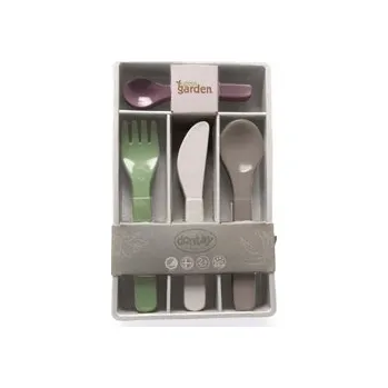Příbor GREEN GARDEN Sada příborů 17 dílů BIO