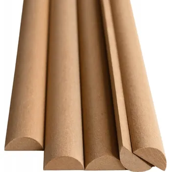 Obraz DIY lamela LAMEO – MDF půlkulatá lišta k natírání 29x12x2750mm
