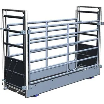 Průchozí žlab s gumou pro tenzometrickou váhu komplet, pozink