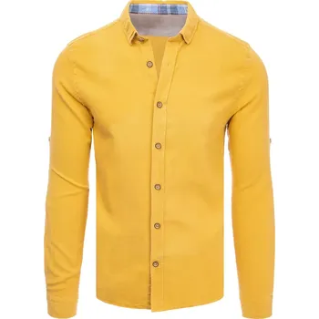 Pánská košile Pánská košile DX2266 Barva: Světle Hnědá, Velikost: L