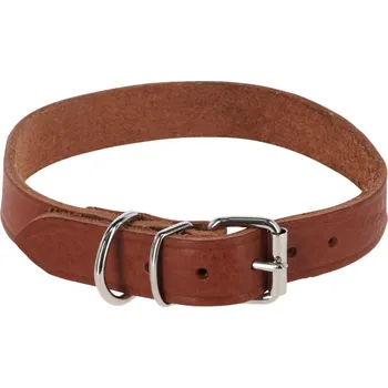 Obojek pro psa Obojek pro psa Tuscany, kožený obojek, hnědá 20 mm / 35 - 41 cm