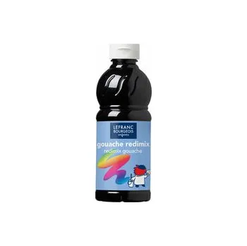 Výtvarná barva Temperová barva Lefranc Redimix 500ml – 017 Black