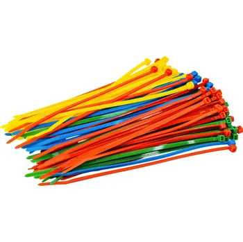 Organizace kabelů XTLINE Vázací pásky nylonové barevné | 200x3,6 mm, 1bal/100ks