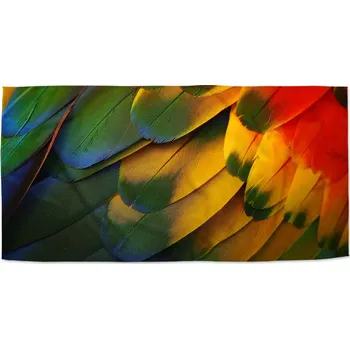 Sablio Ručník Barevné peří - 70x140 cm