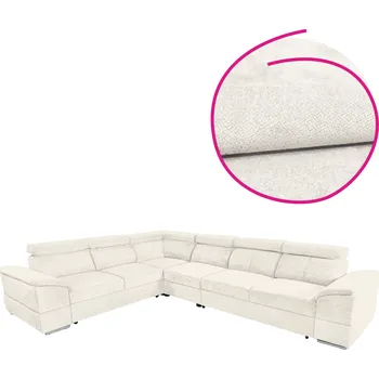 Obývací pokoj Sedací souprava, krémová látka Sereno, SEGORIA LUX