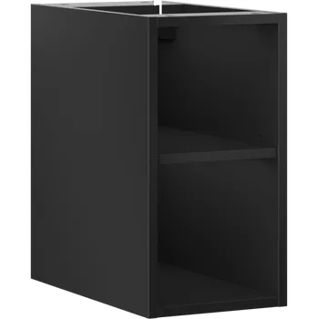 Koupelnový nábytek Mexen Box-A otevřená skříňka s policí 25 cm, černá mat - 91AX2-0250-470-0-71 Koupelnové skříňky