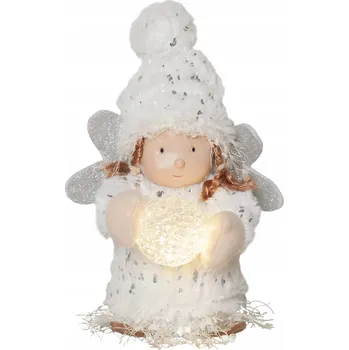 Obraz Figurka Andělíček s LED JOYLIGHT 20 cm na baterie