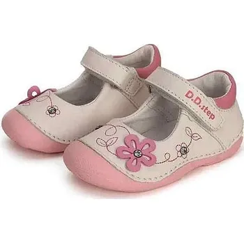 Capáčky D.D.STEP dívčí balerínky H015-41298B bílé 23