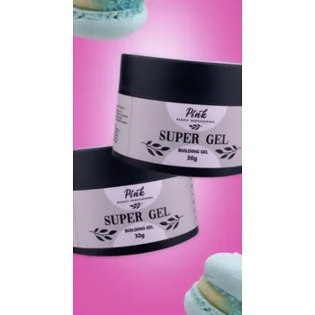 Lak na nehty Stavební Gel na nehty značky Pink "Super Gel" č. 7 (30g) Světle růžový