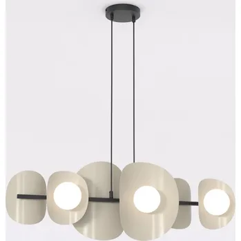 Emibig ELEMENTI 6 BL MOKKA Závěsné/stropní svítidlo Mocha G9 8W MAX LED Bílá