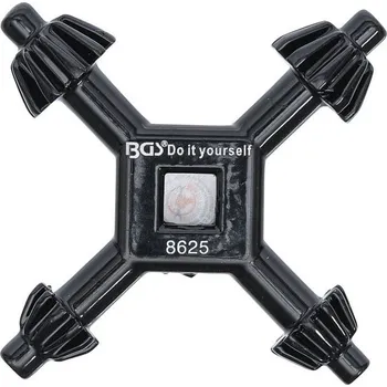 Sklíčidlo Klička pro vrtačkové sklíčidlo, velikost 13-17 mm, univerzální 4v1 BGS
