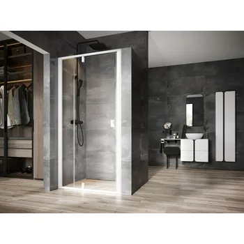 RAVAK Sprchové dveře Ravak Nexty NDOP2 120 dvoudílné, bílá mat/transparent, 03OG0E01Z1 03OG0E01Z1