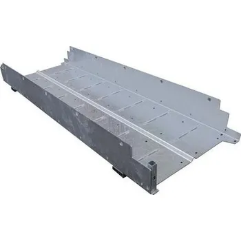 Průchozí žlab pro tenzometrickou váhu pozink s kovovými lištami