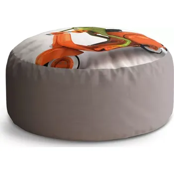 Taburet Sablio Taburet Circle Žába na motorce: 38x48 cm