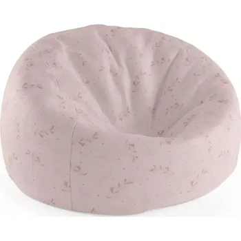 Sedací pytel Sablio Sedací vak Cocoon Růžové lístky - 115 x 75 cm x 45 cm