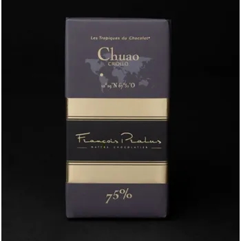 Cukrovinka Hořká čokoláda Francois Pralus Chuao 75%