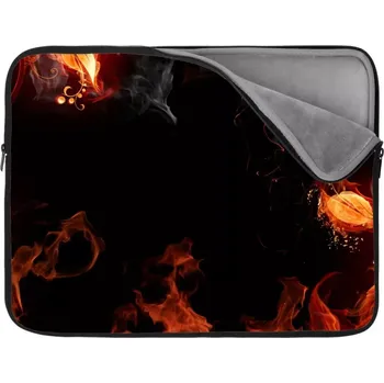 pouzdro na notebook Sablio Obal na notebook Červený oheň - 17"