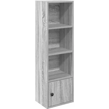 Knihovna Regál, šedý dub sonoma, 31x24x102 cm, dřevotřískový materiál