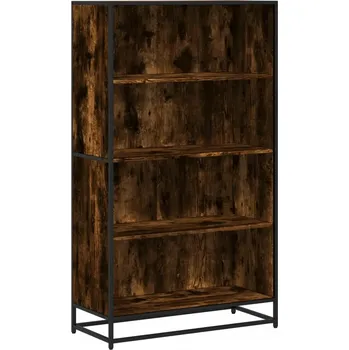 Knihovna Regál, kouřový dub, 80,5x35x139 cm, dřevotřískový materiál