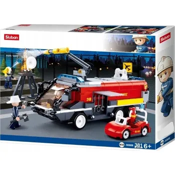 ostatní stavebnice SLUBAN FIRE STAVEBNICE Letištní hasiči 381 - B0808