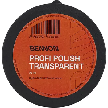 Přípravek pro údržbu obuvi Hydrofobní krém na obuv Profi POLISH Transparent - 70 ml, BENNON