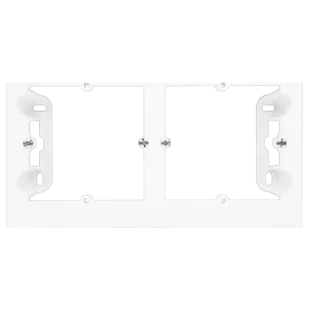 Elektroinstalační krabice Krabice pro povrchovou montáž 2 násobná, Simon 55 TPN2/111, bílá