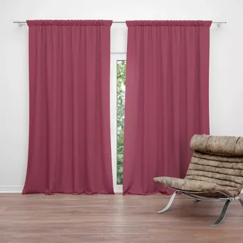 Závěs Sablio Závěs Vínová: 2ks 140x250cm